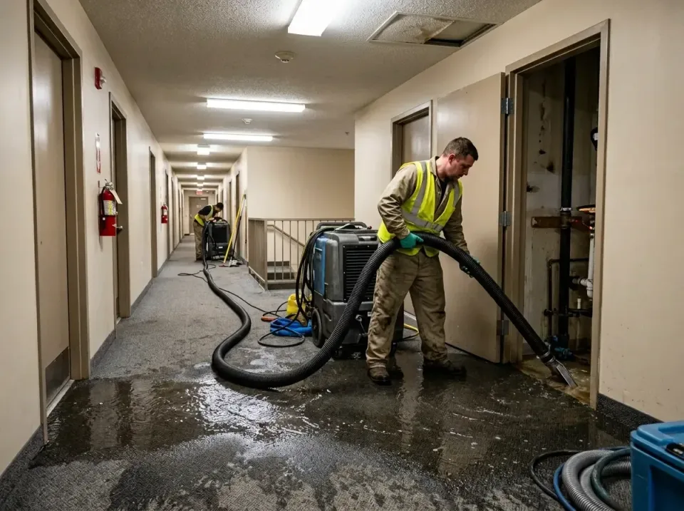 multi-unit-apartment-hallway-f-005 — frequently asked questions, Emergency Burst Pipe Water Extraction & Removal in Cassvill…